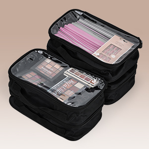 Stagiant Rolling Makeup Case Professional Travel Makeup